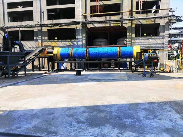 Chemical Sludge Drying in Hubei: 1.2 × 10 m Rotary Dryer