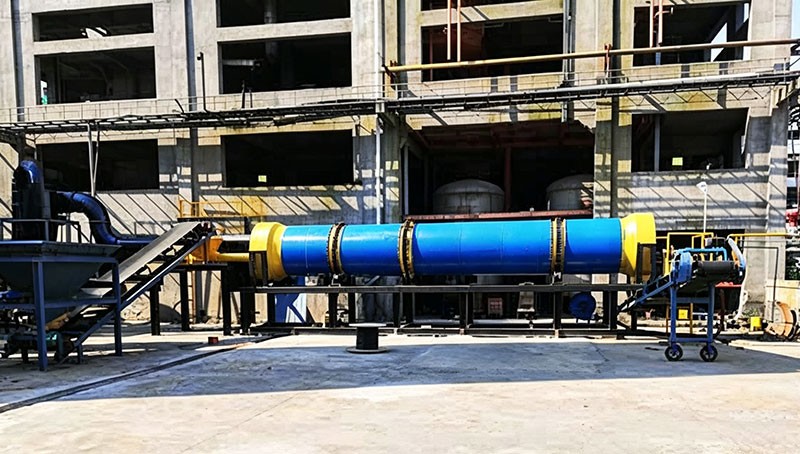 Successful Chemical Sludge Drying Project in Hubei: 1.2 m × 10 m Rotary Sludge Dryer Production Line