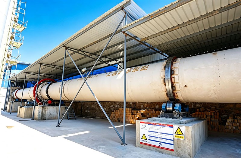 100 TPD ф2.0x50m Lime Rotary Kiln Project in Yunnan