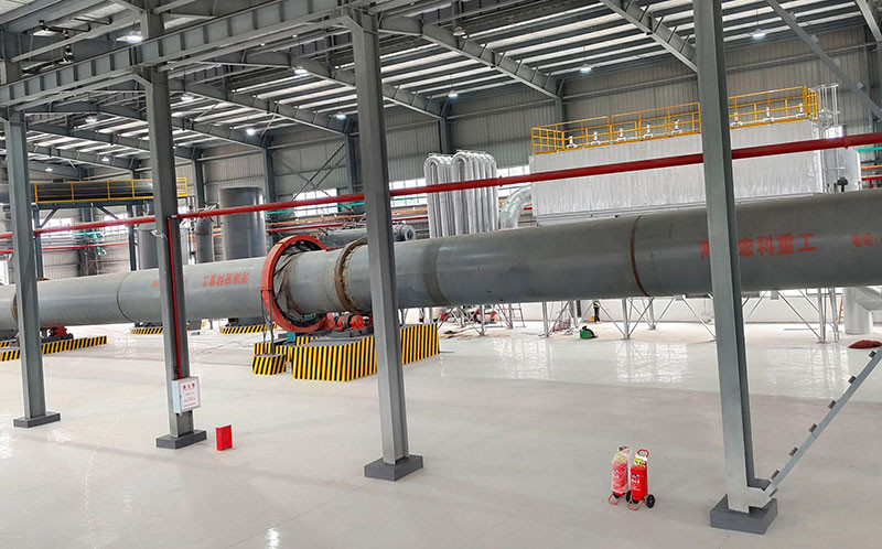 Φ 2.5×55m Catalyst Kiln – Successful Trial Run in Hubei